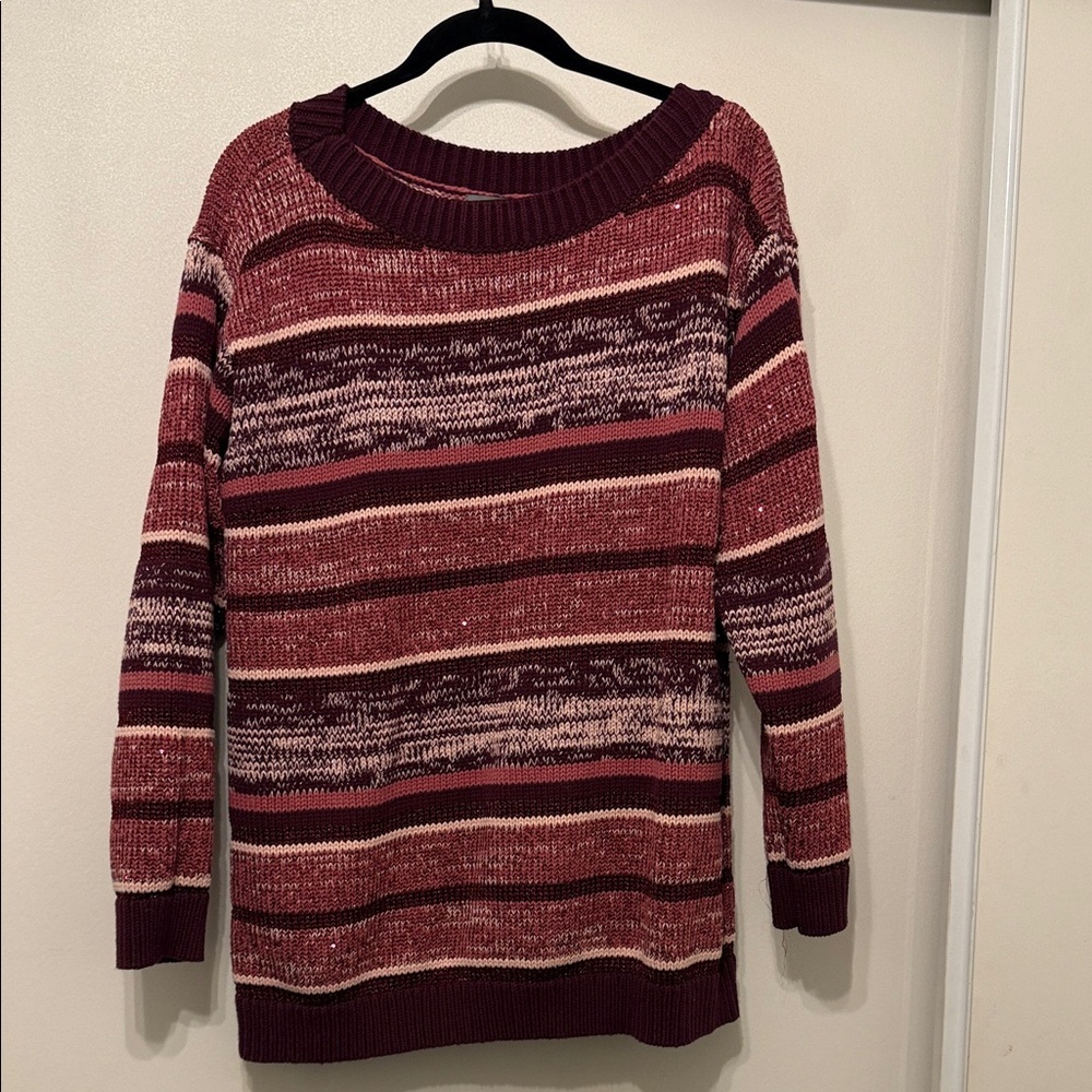 Style & Co. Multicolor Striped Sweater‎ Sz XL